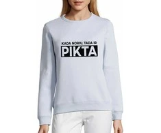 UNISEX pastelinis "Sully" džemperis "Kada noriu, tada ir pikta"