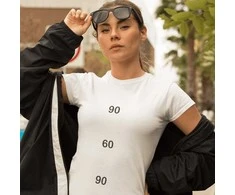 Moteriški marškinėliai "90 60 90"
