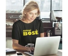 Moteriški marškinėliai "Auksinė BOSĖ"