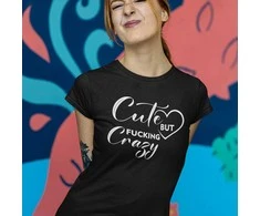 Moteriški marškinėliai "Cute"