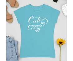 Moteriški marškinėliai "Cute"