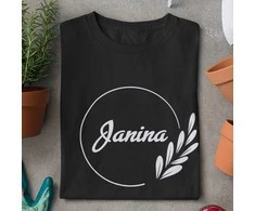 Moteriški marškinėliai "Elegantiška Janina"