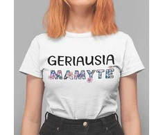 Moteriški marškinėliai "Geriausia mamytė"
