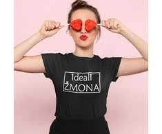 Moteriški marškinėliai „Ideali žmona“