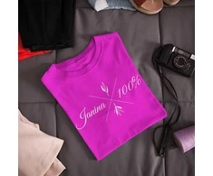 Moteriški marškinėliai "Janina 100%"