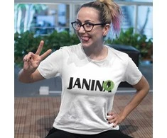 Moteriški marškinėliai "Janina su vainiku"