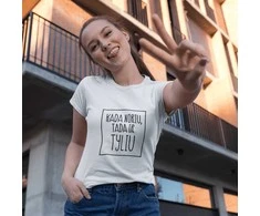 Moteriški marškinėliai "Kada noriu tada ir tyliu"