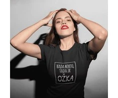 Moteriški marškinėliai "Kada noriu tada ir ožka"