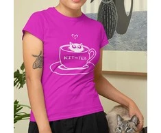 Moteriški marškinėliai "KIT-TEA"
