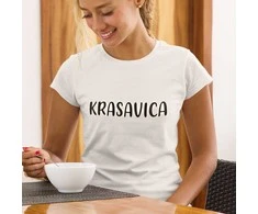Moteriški marškinėliai "Krasavica"