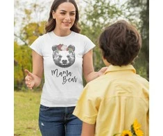 Moteriški marškinėliai "Mama bear"