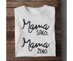 Moteriški marškinėliai "Mama sako, mama žino"