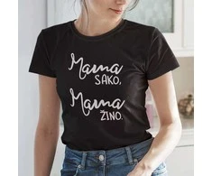 Moteriški marškinėliai "Mama sako, mama žino"