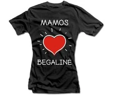 Moteriški marškinėliai "Mamos meilė begalinė"