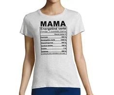 Moteriški marškinėliai "Mamos sudėtis"
