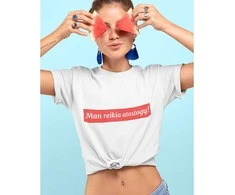 Moteriški marškinėliai „Man reikia atostogų!“