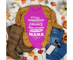 Moteriški marškinėliai "Mane vadina MAMA"