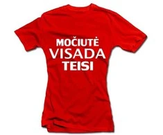 Moteriški marškinėliai "Močiutė visada teisi"