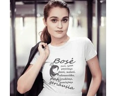 Moteriški marškinėliai "Pati geriausia Bosė"