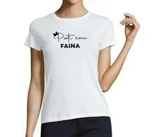 Moteriški marškinėliai "Pati sau faina"