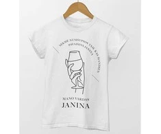Moteriški marškinėliai "Pavaišink Janiną"