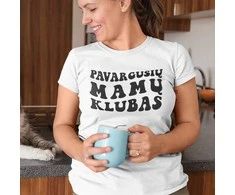 Moteriški marškinėliai "Pavargusių mamų klubas"