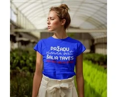 Moteriški marškinėliai "Pažadu visada būti"