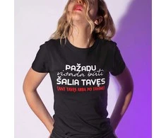 Moteriški marškinėliai "Pažadu visada būti"