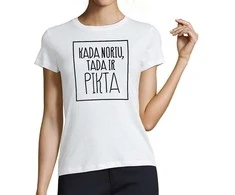 Moteriški marškinėliai "Pikta"