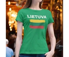 Moteriški marškinėliai "Retro Lietuva"