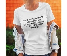 Moteriški marškinėliai "Šiuos marškinėlius nupirko sesuo"