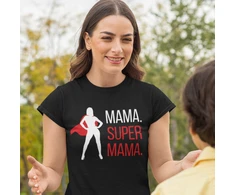 Moteriški marškinėliai "Super mama"