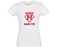 Moteriški marškinėliai "Super Mamytė"