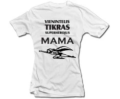 Moteriški marškinėliai "Superherojus-Mama"