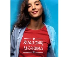Moteriški marškinėliai "Svajonių mergina"