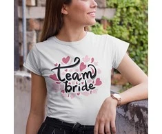Moteriški marškinėliai "Team bride"