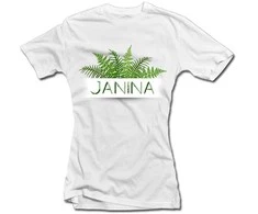 Moteriški marškinėliai "Tikra Janina"
