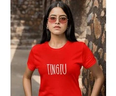 Moteriški marškinėliai "TINGIU"