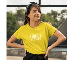Moteriški marškinėliai "TINGIU"