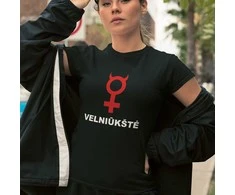 Moteriški marškinėliai "Velniūkštė"