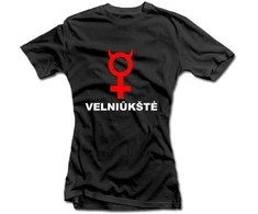 Moteriški marškinėliai "Velniūkštė"