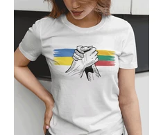 Moteriški marškinėliai "Vienas kumštis"