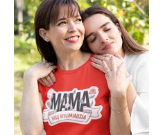 Moteriški marškinėliai "Visų mylimiausia MAMA"