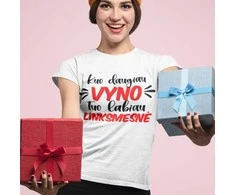 Moteriški marškinėliai "Vyno nauda"