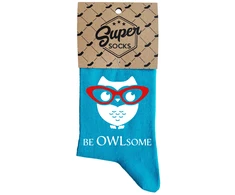 Moteriškos kojinės „Be owlsome“