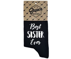 Moteriškos kojinės „Best sister ever“