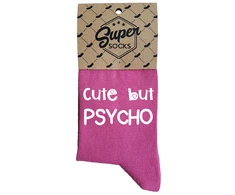 Moteriškos kojinės „Cute but psycho“