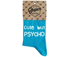 Moteriškos kojinės „Cute but psycho“