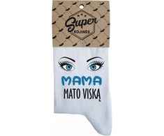 Moteriškos kojinės "Mama mato viską"