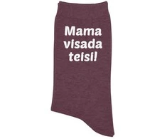 Moteriškos kojinės "Mama visada teisi"
